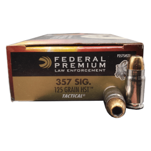 357 Sig - Federal LE 125 Gr. HST Jacketed Hollow Point
