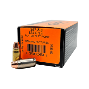 357 sig hsm flat point rounds box