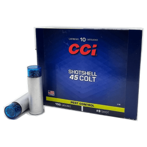45 Colt – CCI Pest Control #9 Shotshell 150 Grain Aluminum Case- 10 Rounds