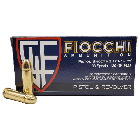 38 Special - Fiocchi Shooting Dynamics 130 Grain FMJ