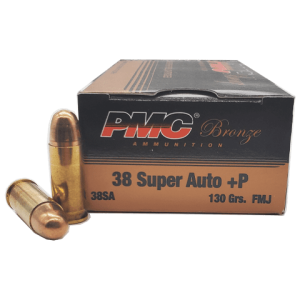 38 Super Auto - PMC Bronze 130 Grain Super Auto +P FMJ