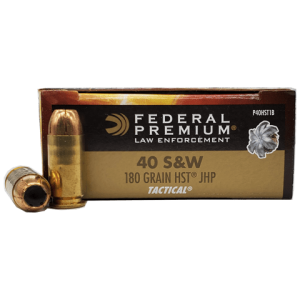 40 S&W - Federal Brass HST LE 180 Grain JHP