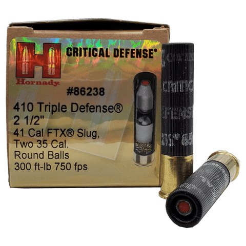 410 Gauge - Hornady Critical Defense 2.5" Triple Defense