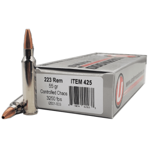 223 Rem - Underwood 55 Grain Lead Free Controlled Chaos HP