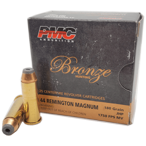 44 Mag - PMC Bronze 180 Grain Jacketed Hollow Point