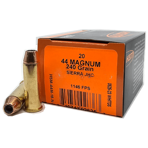 44 magnum HSM hollow ammo box