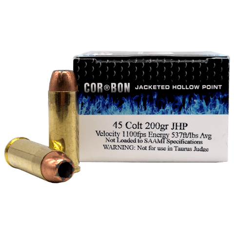 45 colt corbon ammo box