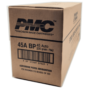 45 Auto - PMC Bronze 230 Grain FMJ Battle Pack Case - 750 Rounds