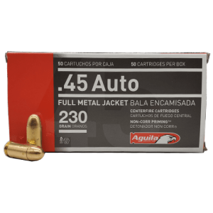 45 Auto - Aguila 230 Grain Full Metal Jacket