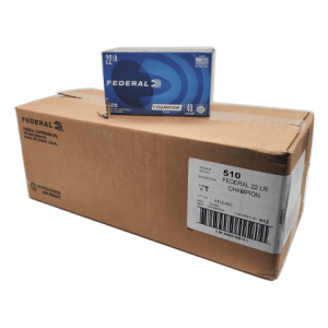 22 Long Rifle - Federal Champion 40 Grain Lead Round Nose - 5000 Rounds