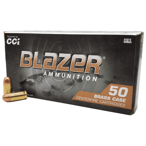 380 Auto - CCI Blazer Brass 95 Grain Full Metal Jacket