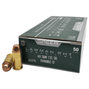 40 S&W - Speer Lawman RHT 125 Grain Frangible Cleanfire