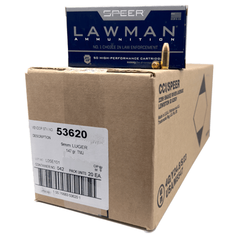 9mm speer lawman ammo for sale