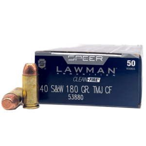 40 S&W speer lawman rounds box