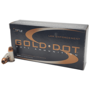 40 S&W - Speer LE Gold Dot 165 Grain JHP - 50 Rounds