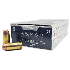 40 S&W speer lawman ammo box