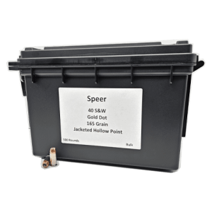 40 S&W - Speer LE Gold Dot 165 Grain JHP - 500 Rounds