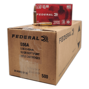 5.56 NATO - Federal Champion 55 Grain Jacketed Soft Point