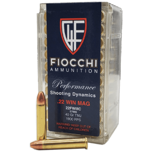 22 Magnum - Fiocchi Performance 40 Grain Total Metal Jacket