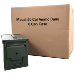 Ammo Can – New Manufacture 50 Cal Can Mil Spec- 6 Can Case – FREE SHIPPING