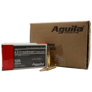 6.5 Creedmoor - Aguila 129 Grain Hornady InterLock SP - 200 Rounds