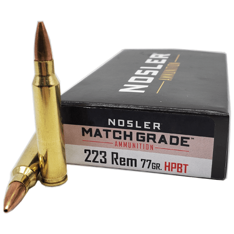 223 Rem - Nosler Match Grade 77 Grain HPBT