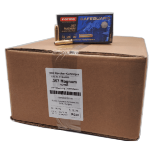 357 Magnum - Norma 158 Grain Safeguard Jacketed Hollow Point - 1000 Rounds