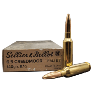 6.5 Creedmoor - Sellier & Bellot 140 Grain FMJ - 20 Rounds