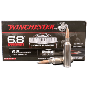 6.8 Western winchester big game round box