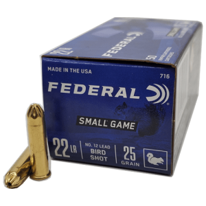 22 Long Rifle - Federal Small Game No.12 Lead Bird Shot