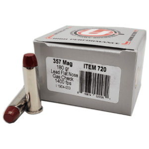 357 Magnum - Underwood 180 Grain Lead Flat Nose