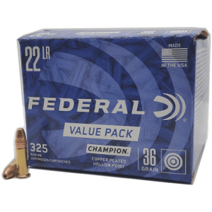 22 Long Rifle - Federal 36 Grain CPHP Value Pack