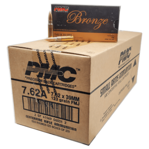 7.62x39 - PMC Bronze 123 Grain FMJ 500 Rds. Case