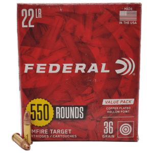 22 Long Rifle - Federal Value Pack 36 Grain CPHP