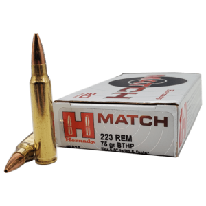 223 Rem - Hornady Match 75 Grain BTHP