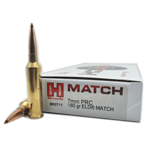 7mm PRC – Hornady Match 180 Grain ELD Match – 20 Rounds