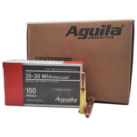 30-30 Win - Aguila 150 Grain Hornady InterLock BTSP - 200 Rounds