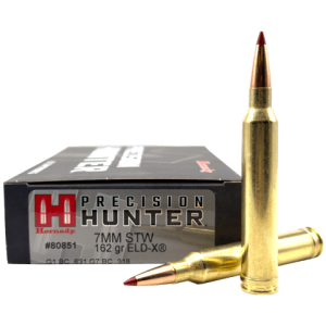7mm STW – Hornady Precision Hunter 162 Grain ELD-X – 20 Rounds