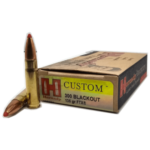 300 Blackout – Hornady Custom 135 Grain FTX – 20 Rounds