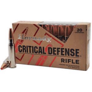 308 Win - Hornady Critical Defense 155 Grain FTX - 20 Rounds