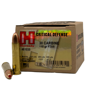 30 carbine critical defense ammo