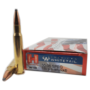 30-06 - Hornady American White Tail 150 Grain InterLock - 20 Rounds