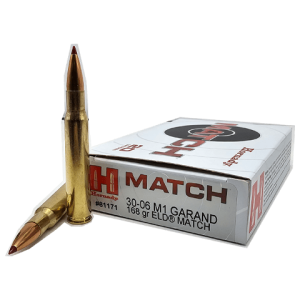 30-06 – Hornady Match M1 Garand 168 Grain ELD Match – 20 Rounds