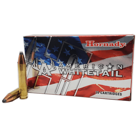 350 Legend - Hornady American Whitetail 170 Grain Soft Point Brass Case - 20 Rounds