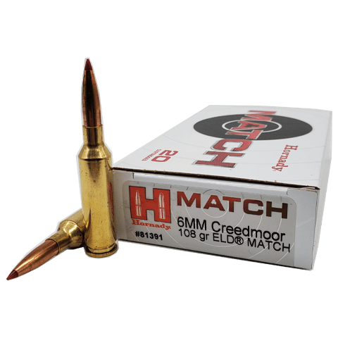 6mm Creedmoor - Hornady 108 Grain ELD Match