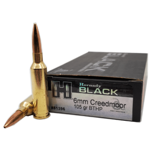 6mm Creedmoor - Hornady Black 105 Grain BTHP