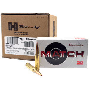 6.5 Creedmoor – Hornady Match 140 Grain ELD Match – 200 Rounds