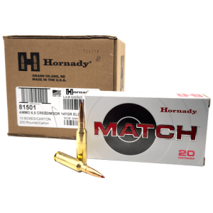 6.5 Creedmoor – Hornady Match 147 Grain ELD – 200 Rounds