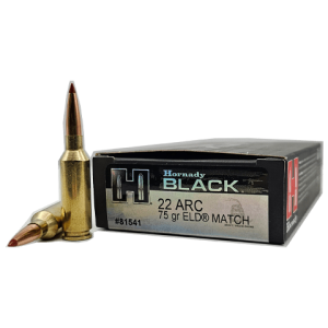 hornady black 22 arc bullets