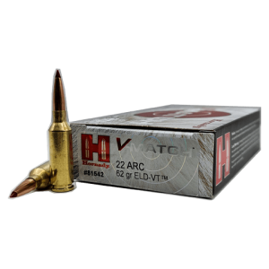 hornady 22 arc ammo box